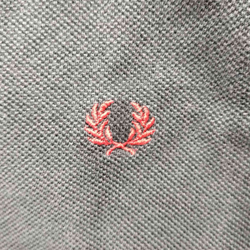 フレッドペリー FRED PERRY 月桂樹 ロゴ刺繍 ポロシャツ メンズ M