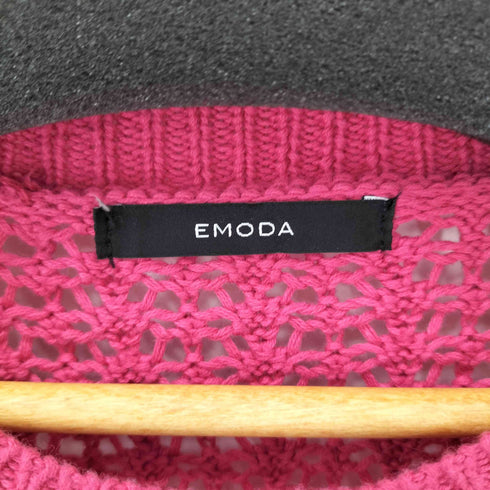 エモダ EMODA 23SS クロシェ ローゲージショートニット レディース FREE