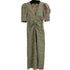 ザラ ZARA ZARA CHECK PRINT DRESS パフスリーブ Vネック ロングワンピース ドレス レディース import:M