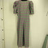 ザラ ZARA ZARA CHECK PRINT DRESS パフスリーブ Vネック ロングワンピース ドレス レディース import:M