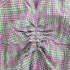 ザラ ZARA ZARA CHECK PRINT DRESS パフスリーブ Vネック ロングワンピース ドレス レディース import:M