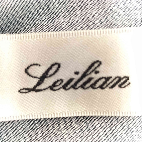レリアン Leilian レース切替 デニム シャツ ストレッチ レディース JPN:7号