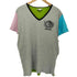 ディーゼル DIESEL 00s Y2K マルチカラー Vネック S/S カットソー メンズ import:L