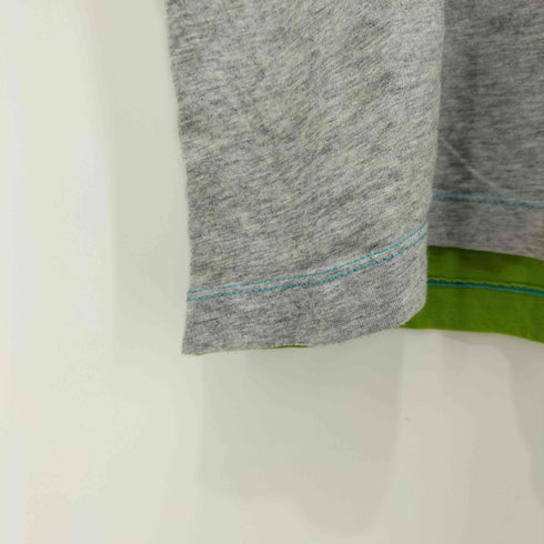 ディーゼル DIESEL 00s Y2K マルチカラー Vネック S/S カットソー メンズ import:L