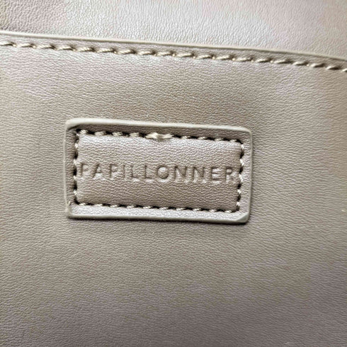パピヨネ PAPILLONNER ハラコ切替レザートートバッグ レディース