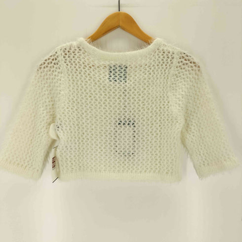 ユニフ UNIF メッシュクロップドニット レディース JPN:XS