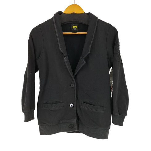 ステューシー Stussy スウェット ワイドラペルジャケット レディース JPN:M