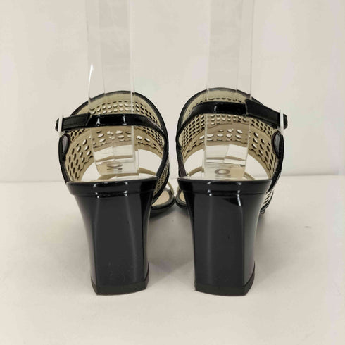 ポリーニ Pollini パンチング ヒールサンダル レディース EUR:36