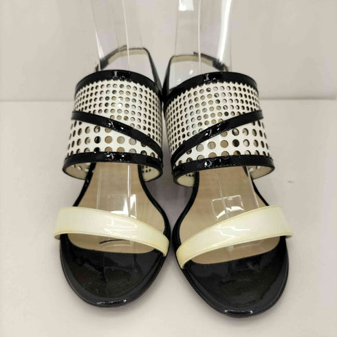ポリーニ Pollini パンチング ヒールサンダル レディース EUR:36