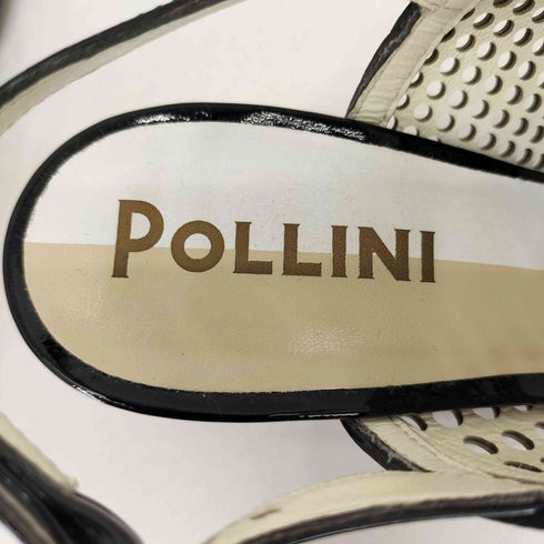 ポリーニ Pollini パンチング ヒールサンダル レディース EUR:36