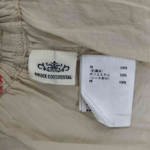 グレースコンチネンタル GRACE CONTINENTAL ネイティブ刺繍ブラウス レディース 36