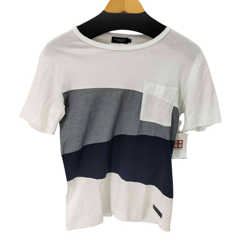 ブラックレーベルクレストブリッジ BLACK LABEL CRESTBRIDGE 切替デザイン S/S Tシャツ メンズ import:M