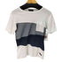 ブラックレーベルクレストブリッジ BLACK LABEL CRESTBRIDGE 切替デザイン S/S Tシャツ メンズ import:M