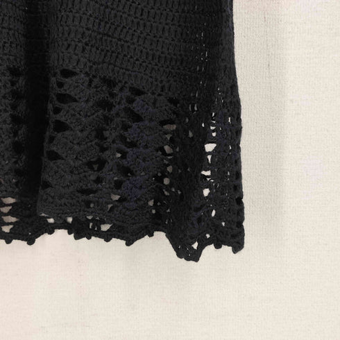 ユニフ UNIF クロシェ キャミワンピース かぎ編み ニットドレス Y2K レディース import:XS