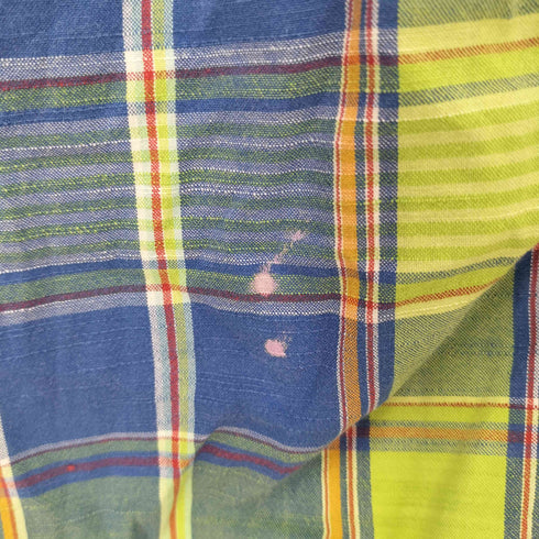 ラルフローレン RALPH LAUREN 90s CLASSIC FIT チェック 半袖 ボタンダウンシャツ メンズ import:S