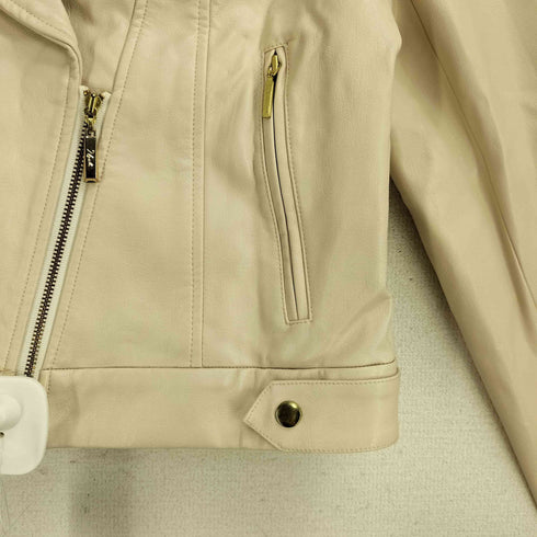 ノエラ Noela 23aw フェイクレザー ダブルライダースジャケット レディース 01