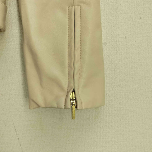 ノエラ Noela 23aw フェイクレザー ダブルライダースジャケット レディース 01