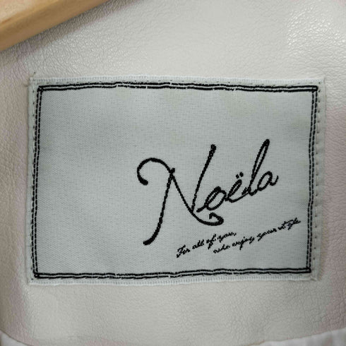 ノエラ Noela 23aw フェイクレザー ダブルライダースジャケット レディース 01