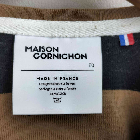 MAISON CORNICHON ボーダー カットソー レディース F0
