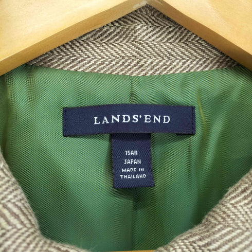 ランズエンド LANDS END ヘリンボーンジャケット レディース 15AR