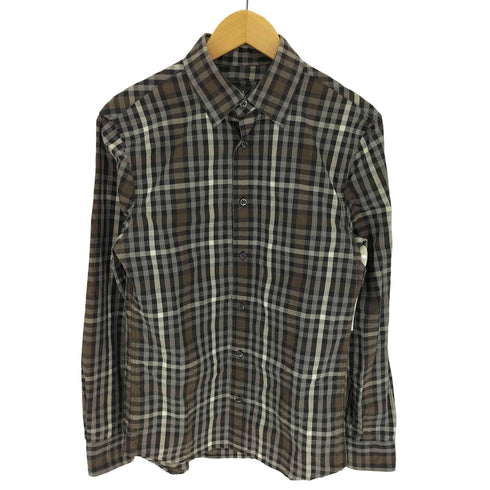 アルマーニエクスチェンジ ARMANI EXCHANGE SLIM FIT L/S チェック シャツ メンズ import:S
