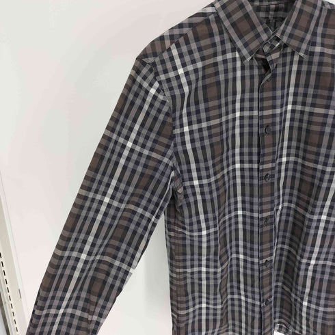 アルマーニエクスチェンジ ARMANI EXCHANGE SLIM FIT L/S チェック シャツ メンズ import:S