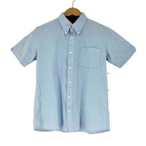フレッドペリー FRED PERRY フルオープンシャツ 鹿の子半袖シャツ レディース JPN:M