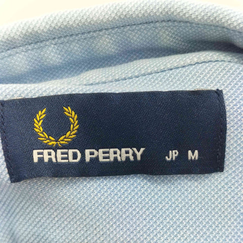 フレッドペリー FRED PERRY フルオープンシャツ 鹿の子半袖シャツ レディース JPN:M