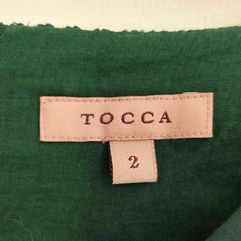 トッカ TOCCA カットワーク刺繍 ノースリーブワンピース レディース 2