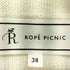 ロペピクニック Rope Picnic メタルライクヤーンニットインナー カーディガン タンクトップ レディース 38