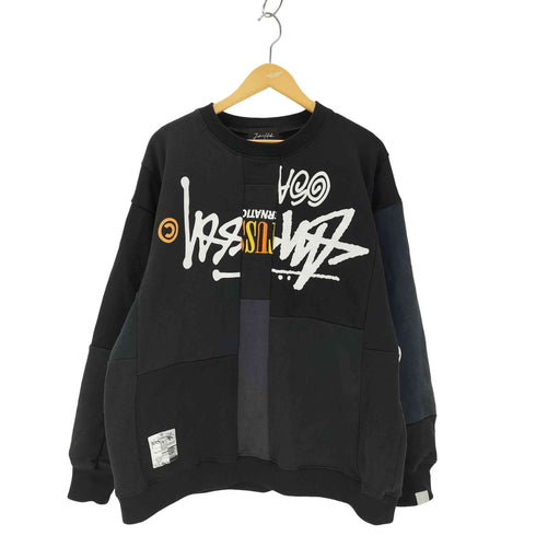 Takaya Hioki OLD STUSSY REMAKE FRONT PRINT TRAINER 再構築 リメイクスウェット メンズ JPN:XL