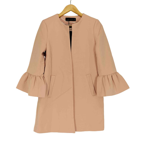 ザラ ZARA 袖フリルコート レディース S