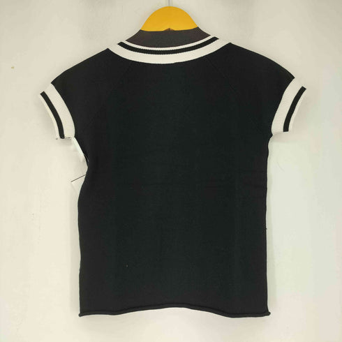 アルマーニコレツィオーニ ARMANI COLLEZIONI Vネック ニット半袖 レディース 42