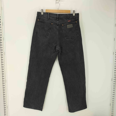 ラングラー Wrangler ジップフライ RELAXED ブラックデニムパンツ メンズ 34 36