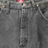 ラングラー Wrangler ジップフライ RELAXED ブラックデニムパンツ メンズ 34 36