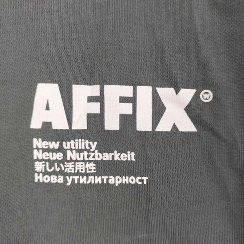 アフィックス AFFIX バックプリント S/S Tシャツ メンズ JPN:XL