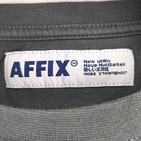アフィックス AFFIX バックプリント S/S Tシャツ メンズ JPN:XL