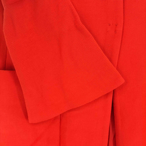 ザラ ZARA ノーカラーコート ベルスリーブ ロング レディース US 5