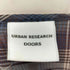 アーバンリサーチドアーズ URBAN RESEARCH DOORS マドラスチェックノースリーブマキシワンピース レディース
