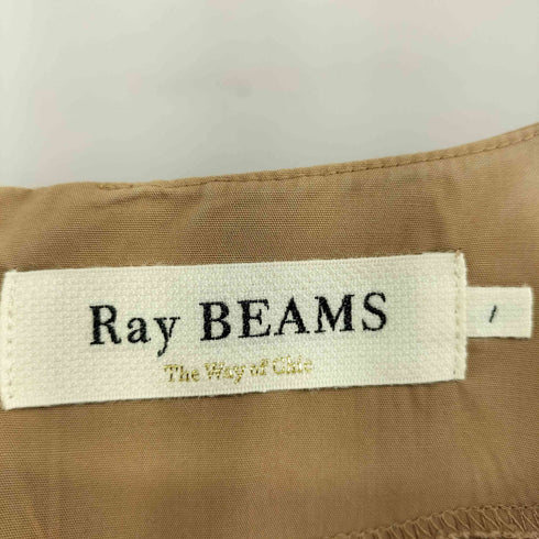 レイビームス Ray BEAMS バックプリーツボートネックワンピース レディース JPN:1