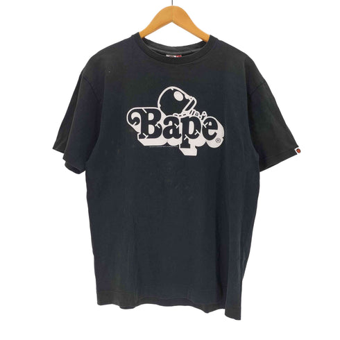 アベイシングエイプ A BATHING APE 00S babymailo scull bape クルーネックTシャツ メンズ