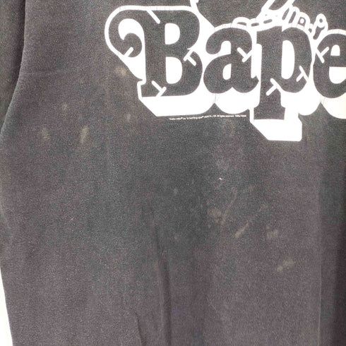 アベイシングエイプ A BATHING APE 00S babymailo scull bape クルーネックTシャツ メンズ