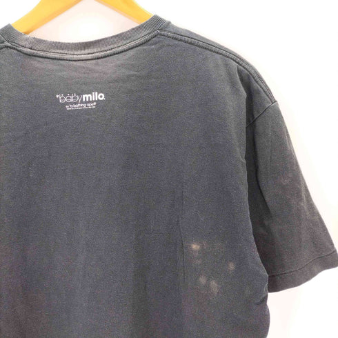 アベイシングエイプ A BATHING APE 00S babymailo scull bape クルーネックTシャツ メンズ