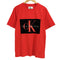 シーケーカルバンクライン ck Calvin Klein ベロアロゴプリント 半袖カットソー メンズ S