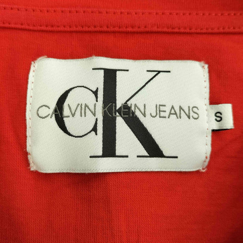 シーケーカルバンクライン ck Calvin Klein ベロアロゴプリント 半袖カットソー メンズ S