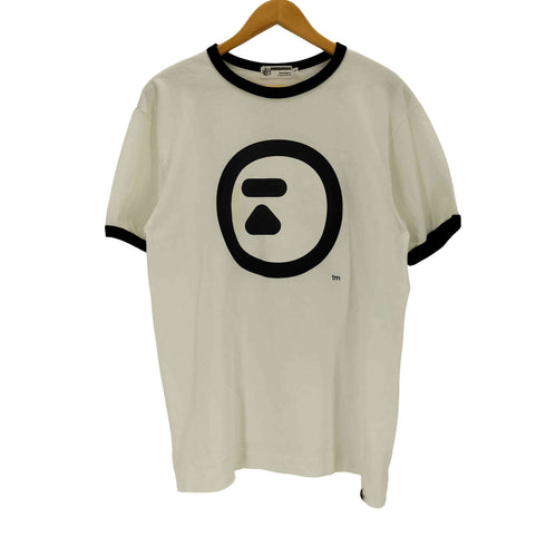 アベイシングエイプ A BATHING APE 90S milo リンガーTシャツ メンズ