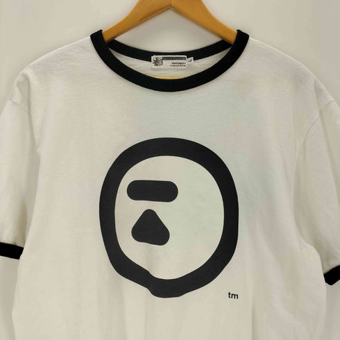アベイシングエイプ A BATHING APE 90S milo リンガーTシャツ メンズ