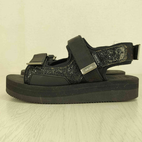 スイコック suicoke グリッター ストラップ サンダル レディース JPN:24