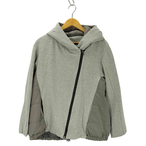Zelal sports 中綿切替 デザインジップパーカー レディース