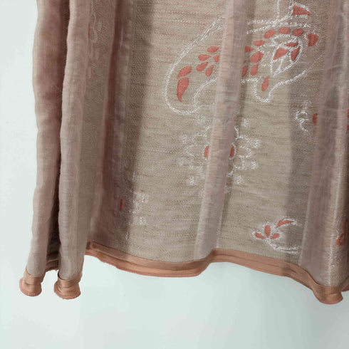 ヒロココシノ HIROKO KOSHINO フラワー刺繍 ギャザースカート レディース JPN:38